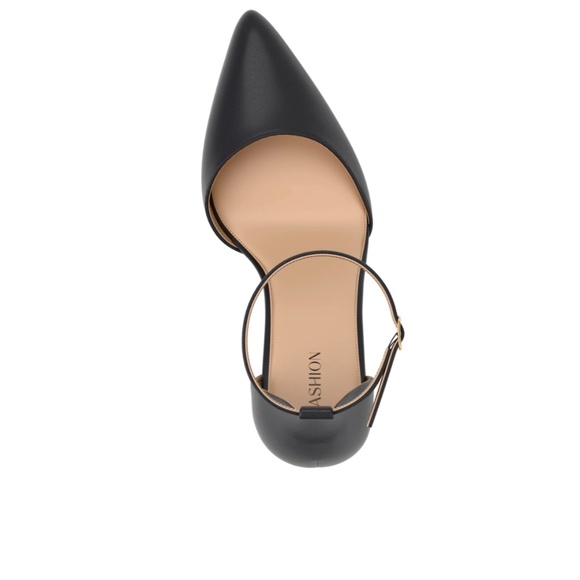 Pashion Convertible Heels to Flats- 4” Block D’Orsay Black - Picture 7 of 9